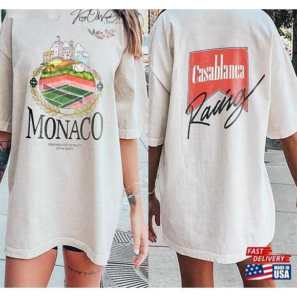 Tops - Casablanca Racing Monaco Tennis Country Club 2 Sided Tshirt